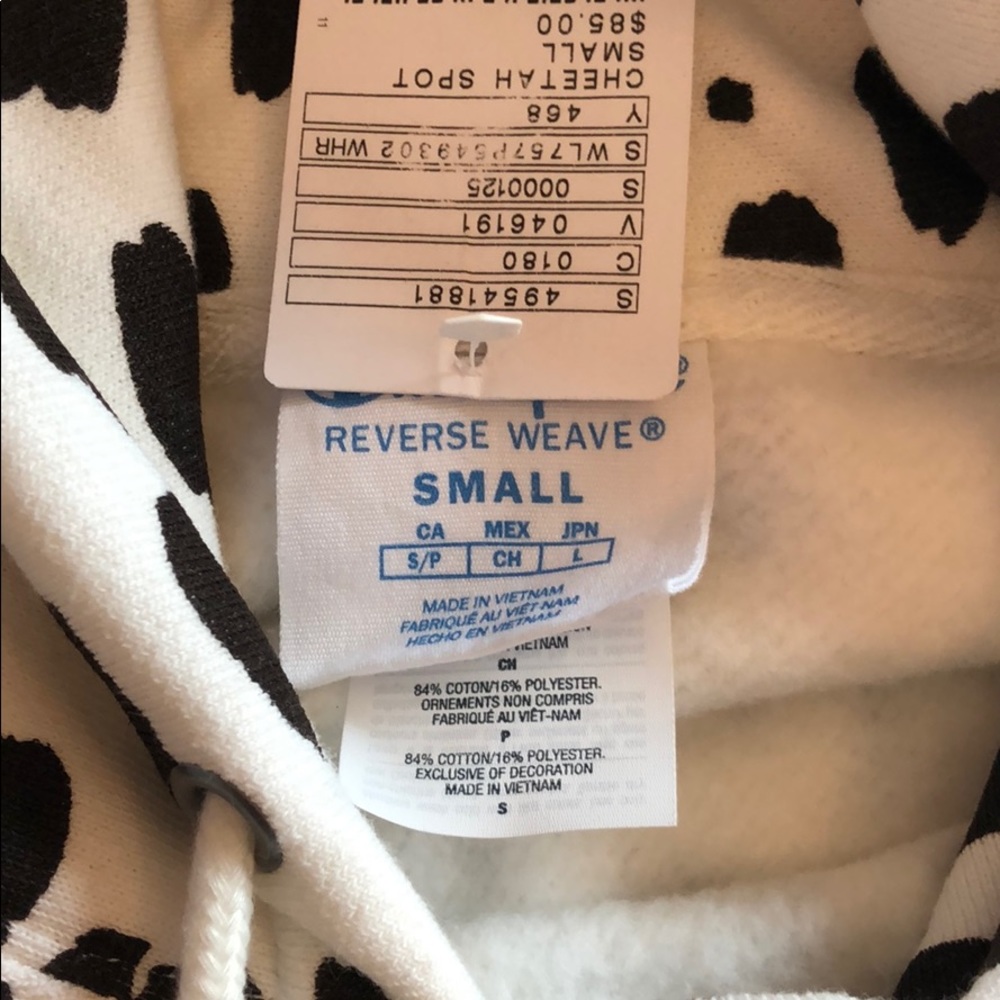 NWT Champion x UO Animal Print Pullover Hoodie - Picture 5 of 8